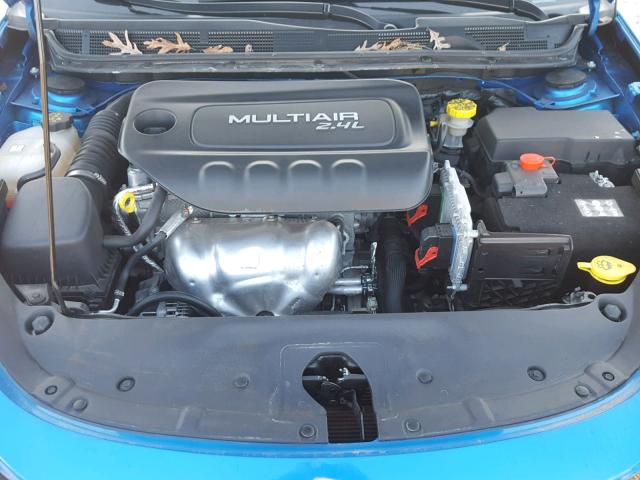 1C3CDFBB2FD435501 - 2015 DODGE DART SXT BLUE photo 7