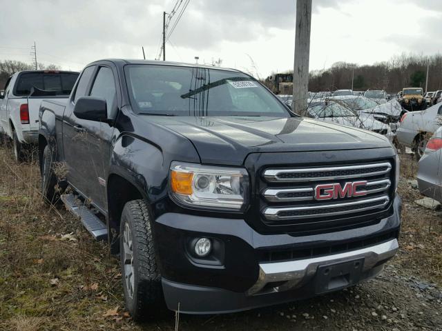 1GTH6BE36F1177624 - 2015 GMC CANYON SLE BLACK photo 1