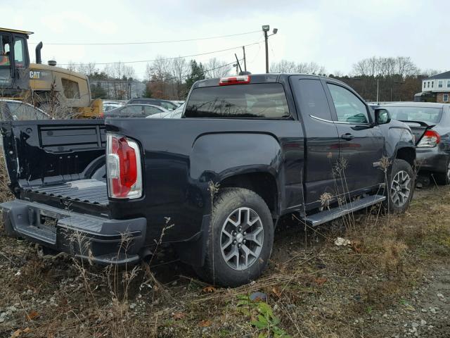 1GTH6BE36F1177624 - 2015 GMC CANYON SLE BLACK photo 4