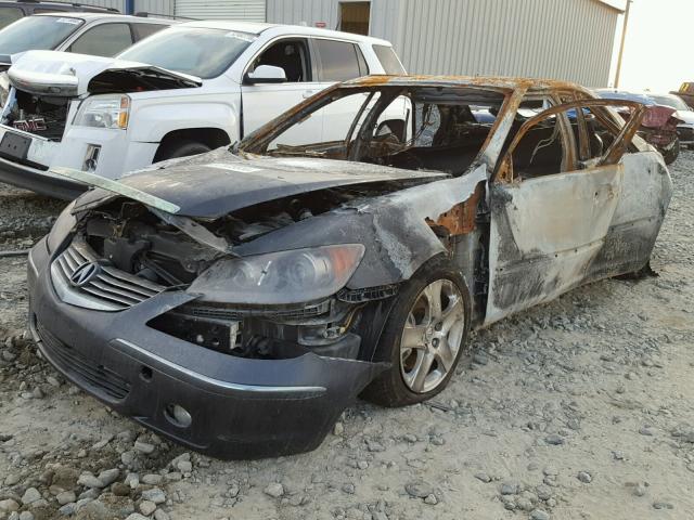 JH4KB16505C012696 - 2005 ACURA RL BURN photo 2