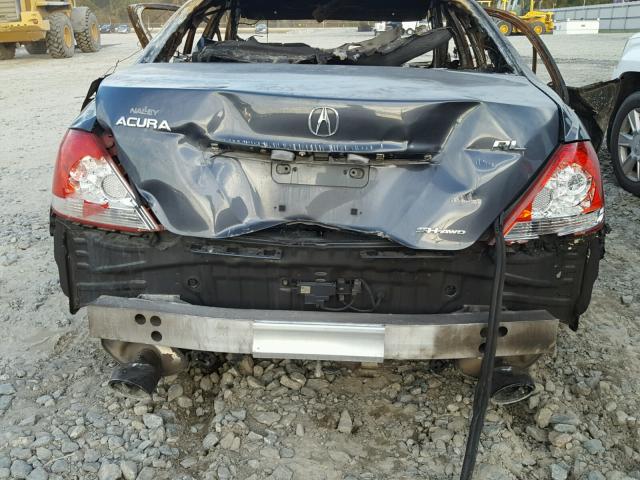 JH4KB16505C012696 - 2005 ACURA RL BURN photo 9