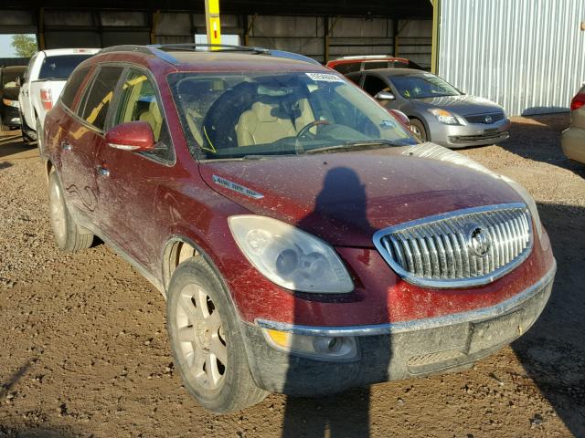 5GAEV23798J104375 - 2008 BUICK ENCLAVE CX RED photo 1