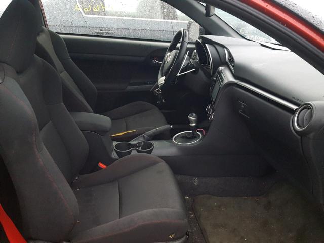 JTKJF5C74GJ025697 - 2016 TOYOTA SCION TC Qırmızı foto 5