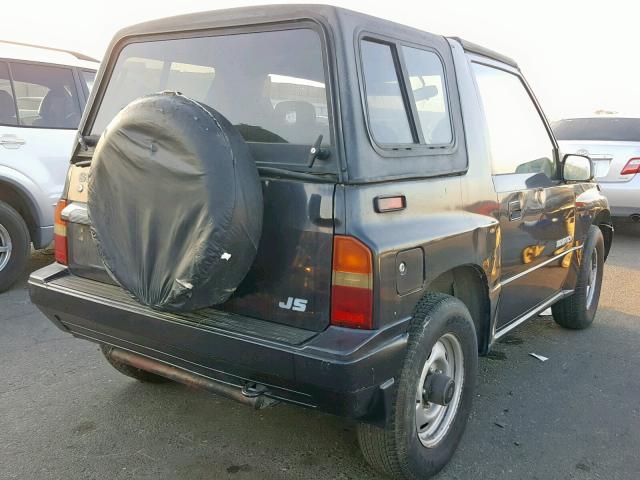 JS3TC01C5L4100042 - 1990 SUZUKI SIDEKICK J BLACK photo 4