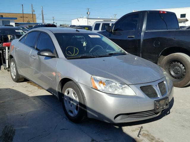 1G2ZF57BX84223746 - 2008 PONTIAC G6 VALUE L SILVER photo 1