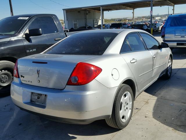 1G2ZF57BX84223746 - 2008 PONTIAC G6 VALUE L SILVER photo 4