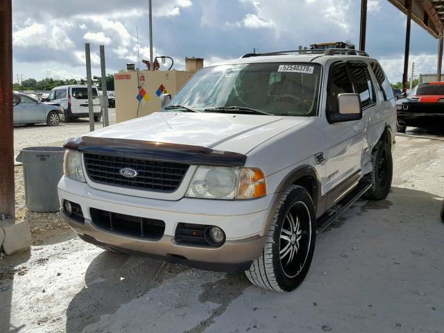 1FMZU74W74ZB02590 - 2004 FORD EXPLORER E WHITE photo 2