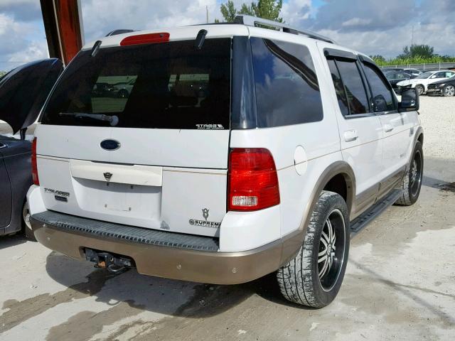 1FMZU74W74ZB02590 - 2004 FORD EXPLORER E WHITE photo 4