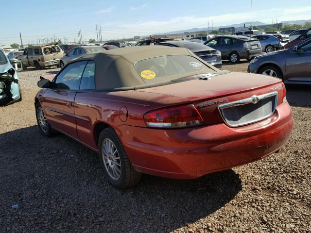 1C3EL55R46N257079 - 2006 CHRYSLER SEBRING TO RED photo 3