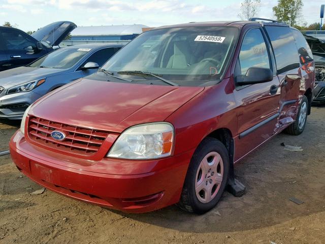 2FMZA51634BA76784 - 2004 FORD FREESTAR S BURGUNDY photo 2