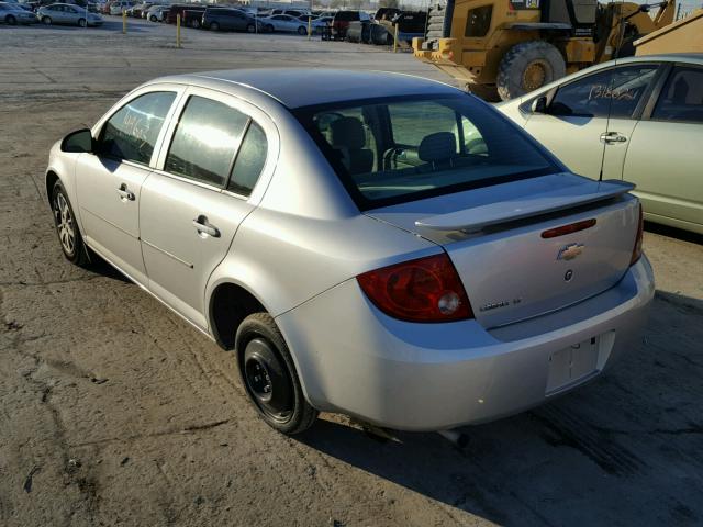 1G1AD5F58A7136807 - 2010 CHEVROLET COBALT 1LT SILVER photo 3