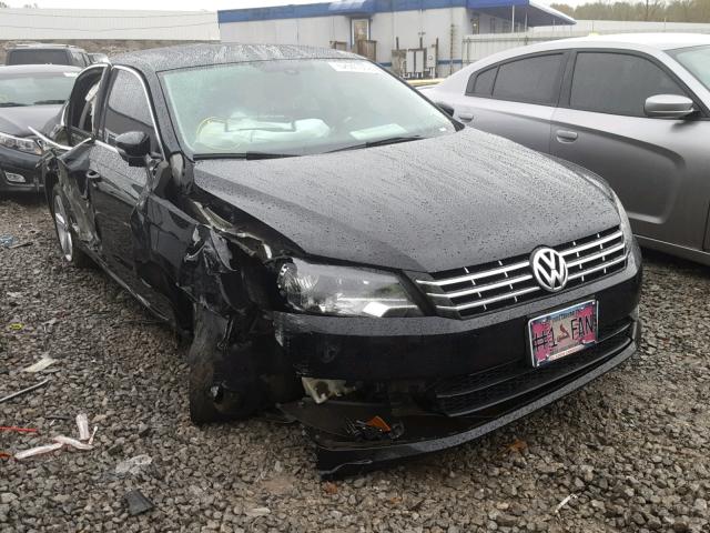 1VWBN7A30DC141857 - 2013 VOLKSWAGEN PASSAT SE BLACK photo 1