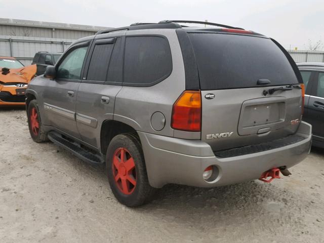 1GKDT13S252353903 - 2005 GMC ENVOY SILVER photo 3