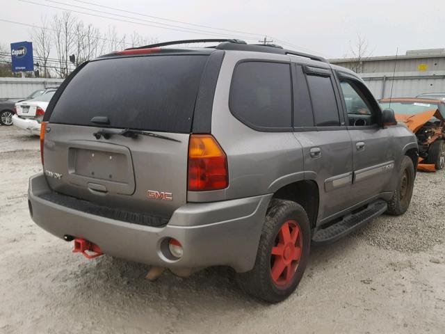 1GKDT13S252353903 - 2005 GMC ENVOY SILVER photo 4