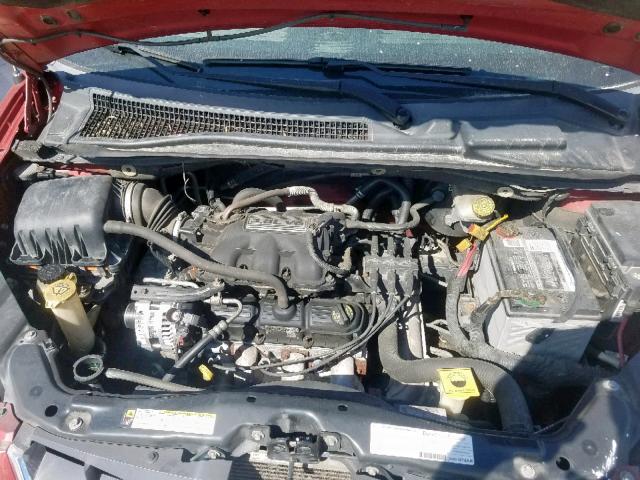2A8HR54PX8R126258 - 2008 CHRYSLER TOWN & COU RED photo 7