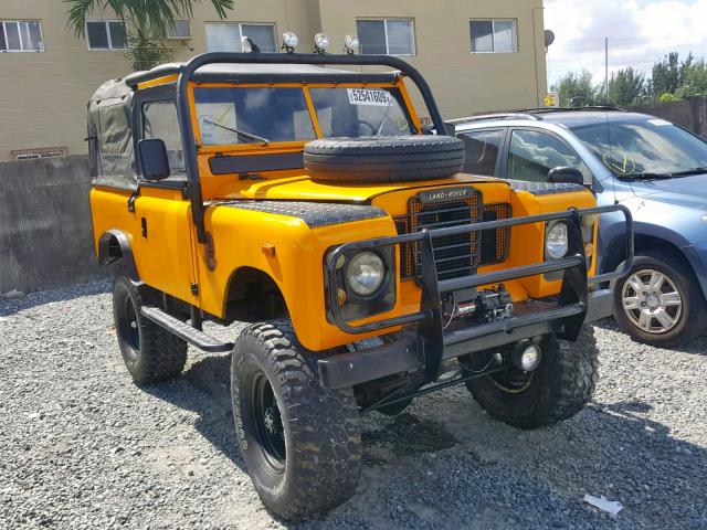 E45808887 - 1968 LAND ROVER SERIES IIA YELLOW photo 1