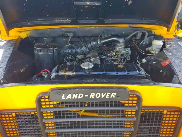 E45808887 - 1968 LAND ROVER SERIES IIA YELLOW photo 7