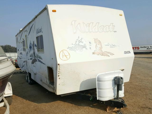 4X4TWCZ216T007977 - 2006 WILD TRAILER WHITE photo 1