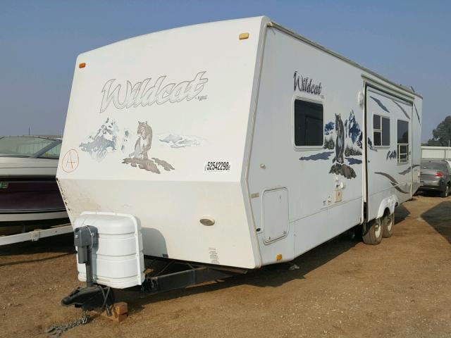 4X4TWCZ216T007977 - 2006 WILD TRAILER WHITE photo 2