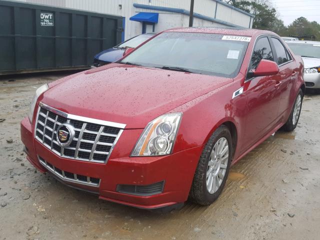 1G6DF5E56D0102977 - 2013 CADILLAC CTS LUXURY RED photo 2