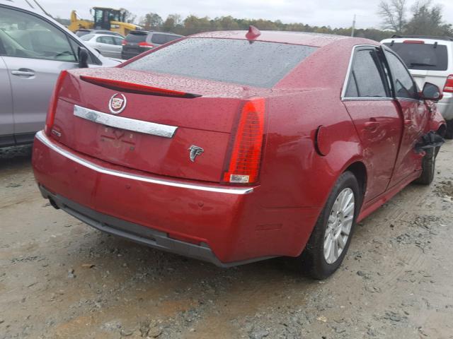 1G6DF5E56D0102977 - 2013 CADILLAC CTS LUXURY RED photo 4