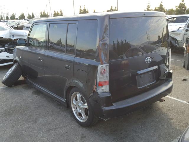 JTLKT324X50198079 - 2005 TOYOTA SCION XB BLACK photo 3