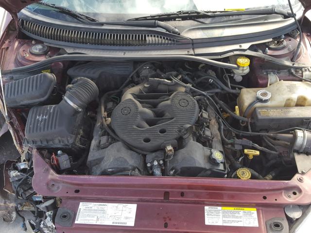 2B3HD46R82H129916 - 2002 DODGE INTREPID S BURGUNDY photo 7