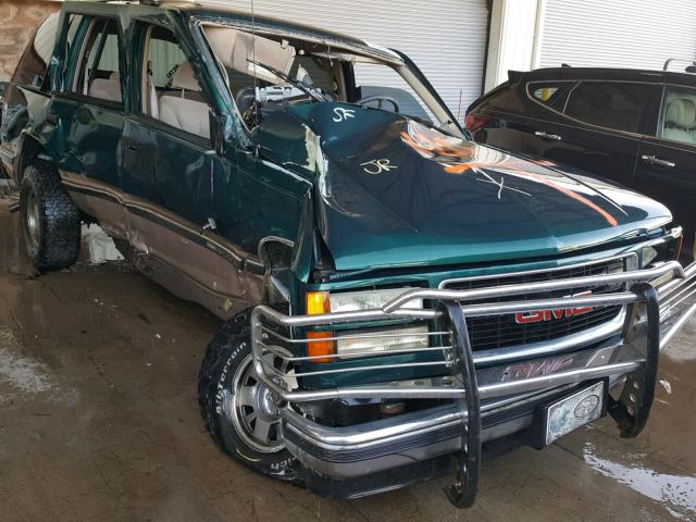 1GKEC13R7WJ720612 - 1998 GMC YUKON GREEN photo 1