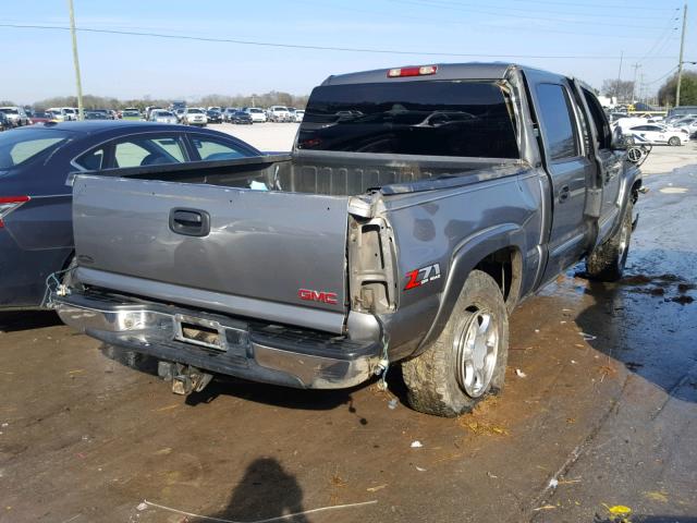 2GTEK13T361207054 - 2006 GMC NEW SIERRA GRAY photo 4