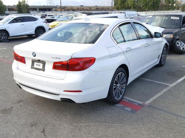 WBAJE5C56JWA93292 - 2018 BMW 540 I WHITE photo 4