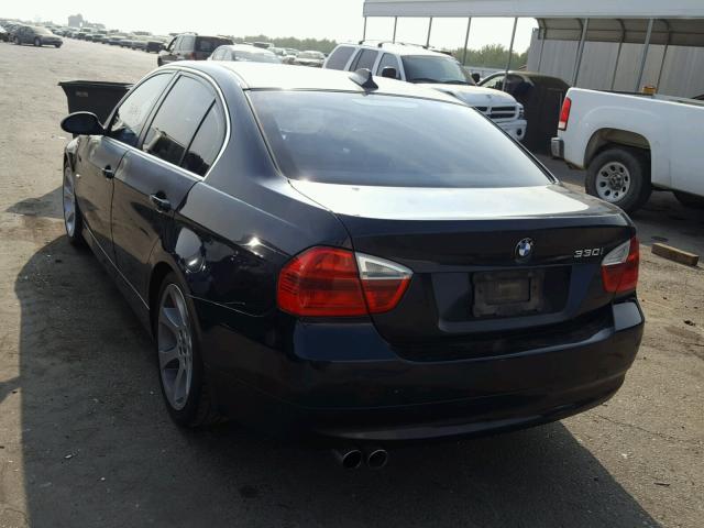 WBAVB33506KS32942 - 2006 BMW 330 I BLUE photo 3