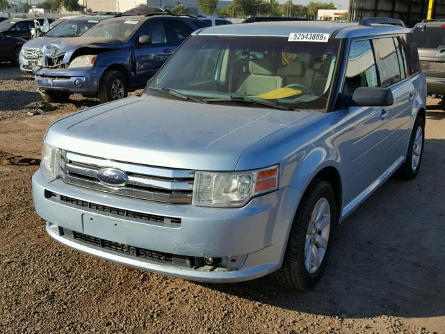 2FMDK51C99BA27092 - 2009 FORD FLEX SE BLUE photo 2