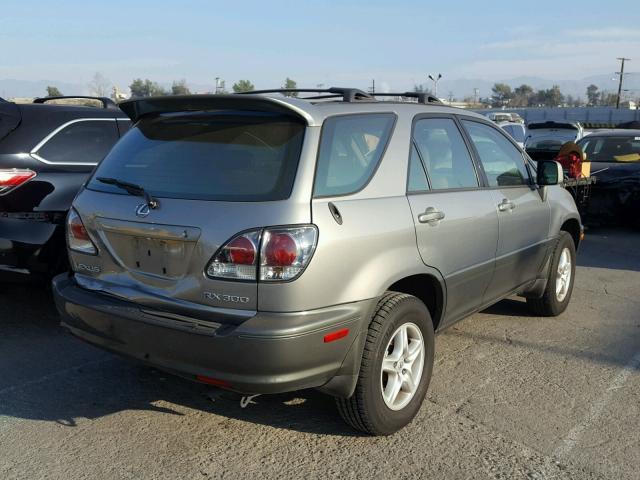 JTJGF10U710113884 - 2001 LEXUS RX 300 GRAY photo 4