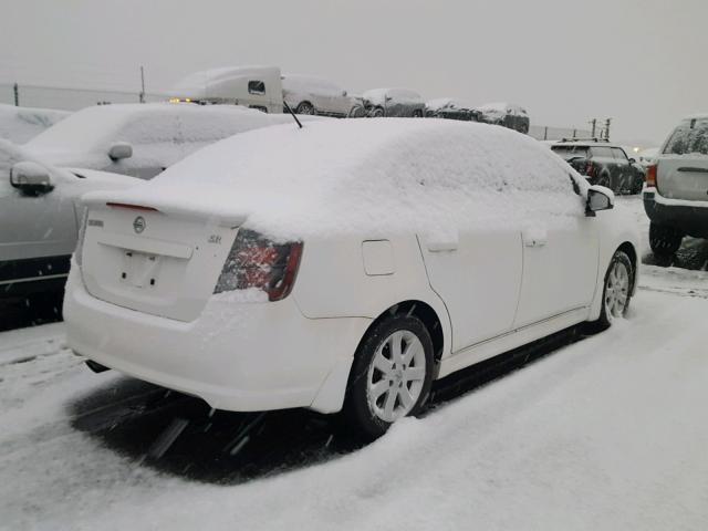 3N1AB6AP1BL626131 - 2011 NISSAN SENTRA 2.0 WHITE photo 4