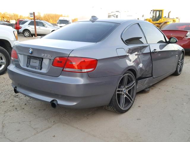 WBAWC73559E068132 - 2009 BMW 335 XI GRAY photo 4