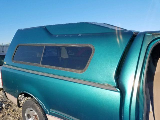 1FTDF17W4VND19766 - 1997 FORD F150 GREEN photo 6