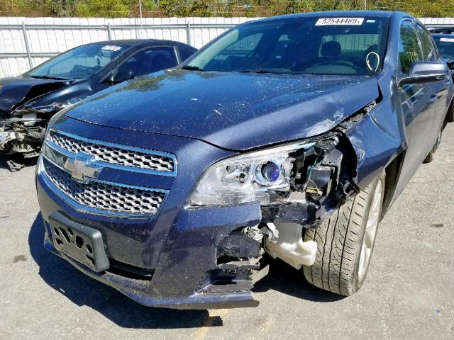1G11H5SA3DF277950 - 2013 CHEVROLET MALIBU LTZ ლურჯი ფოტო 9