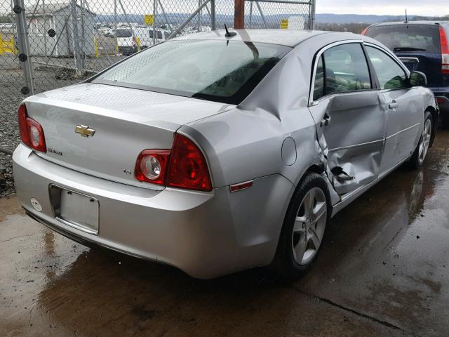 1G1ZG57B194269050 - 2009 CHEVROLET MALIBU LS 银色 照片 4