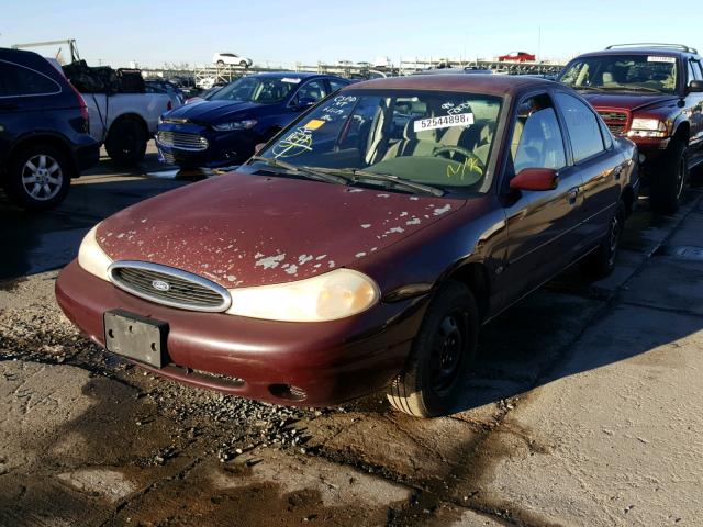 1FAFP65L2WK232064 - 1998 FORD CONTOUR BA MAROON photo 2