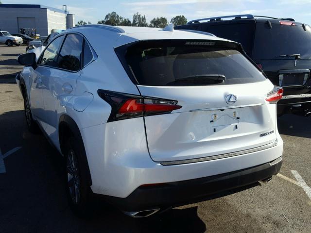 JTJYARBZ0G2038372 - 2016 LEXUS NX 200T WHITE photo 3