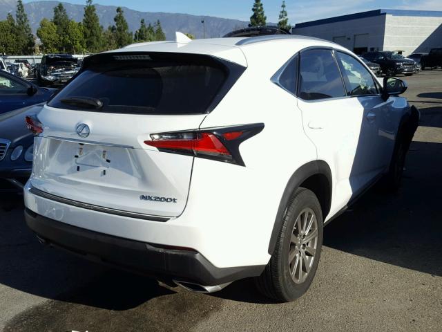 JTJYARBZ0G2038372 - 2016 LEXUS NX 200T WHITE photo 4