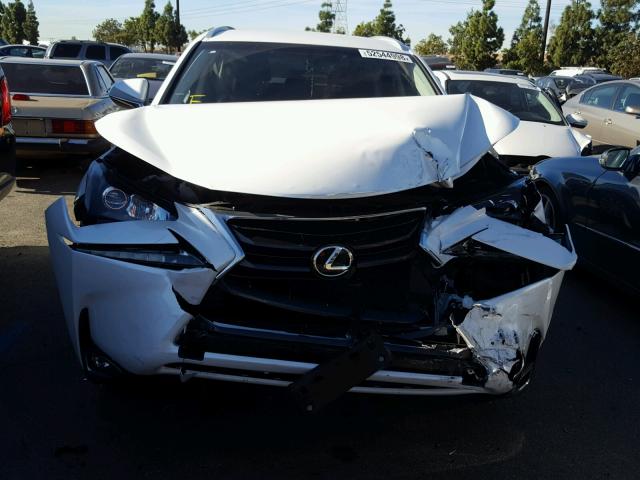 JTJYARBZ0G2038372 - 2016 LEXUS NX 200T WHITE photo 9