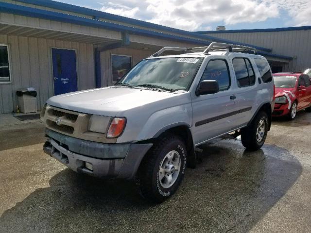 5N1ED28T71C537061 - 2001 NISSAN XTERRA XE SILVER photo 2