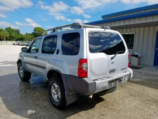 5N1ED28T71C537061 - 2001 NISSAN XTERRA XE SILVER photo 3