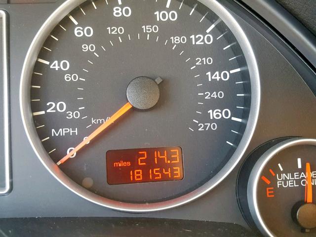 WAUAF78EX8A162667 - 2008 AUDI A4 2.0T SILVER photo 8