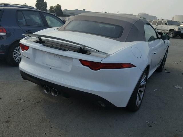 SAJWA6ET7F8K19207 - 2015 JAGUAR F-TYPE WHITE photo 4