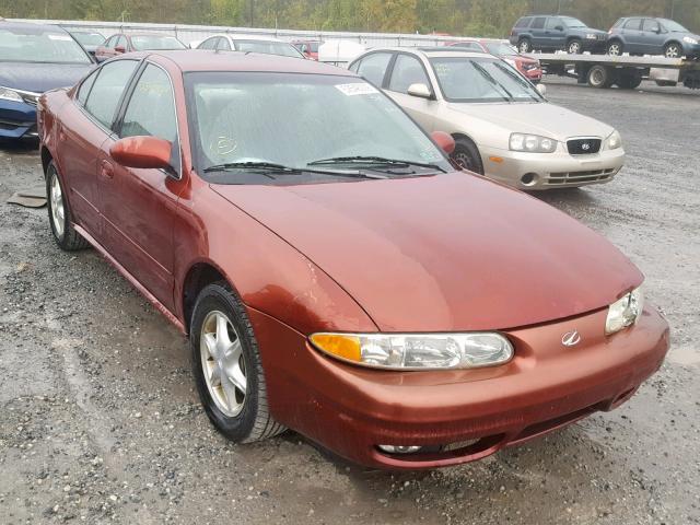 1G3NL52T41C135287 - 2001 OLDSMOBILE ALERO GL MAROON photo 1