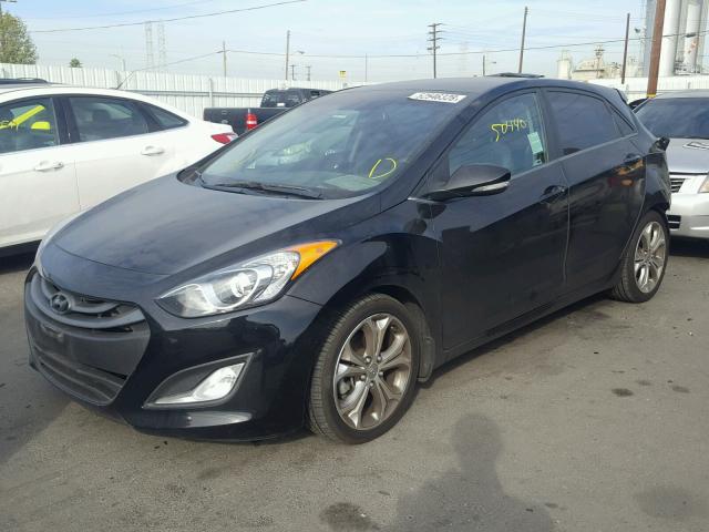 KMHD35LE4DU044218 - 2013 HYUNDAI ELANTRA GT BLACK photo 2