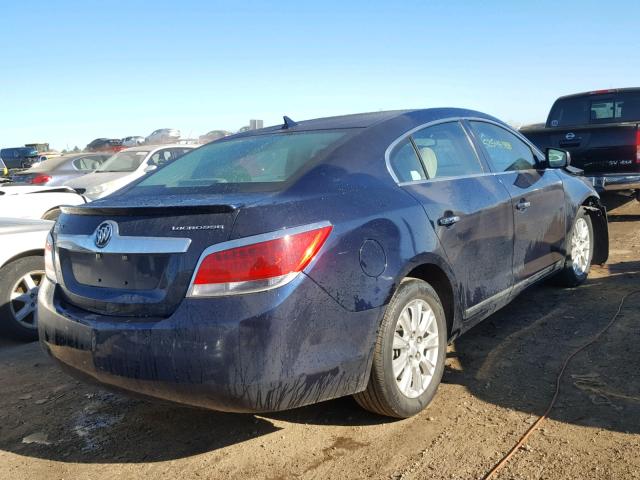 1G4GA5EC7BF398430 - 2011 BUICK LACROSSE C BLUE photo 4