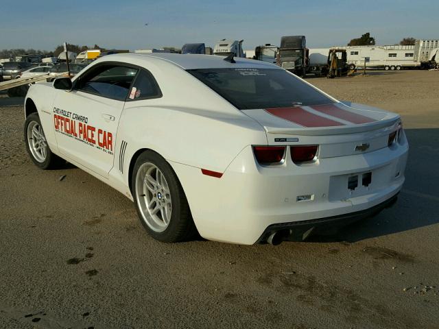 2G1FT1EW2B9125393 - 2011 CHEVROLET CAMARO 2SS WHITE photo 3